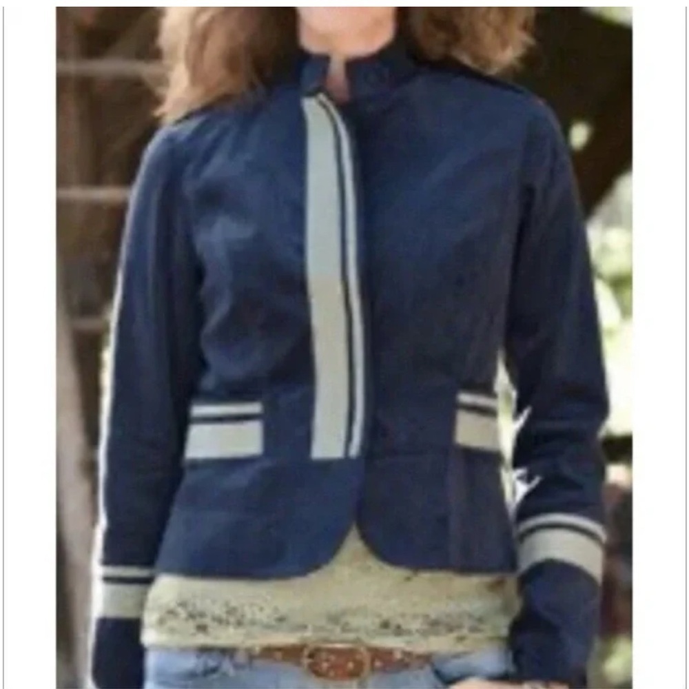 Sundance 100% cotton velveteen furlough military army inspired cropped jacket